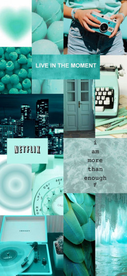 Turquoise Aesthetic Wallpaper