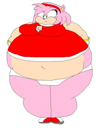 Very Fat Amy Rose By Sugoibarunandfatties