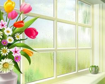 Spring Window Desktop Pc And Mac Wallpaper