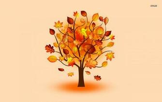 Autumn Tree Wallpaper Digital Art