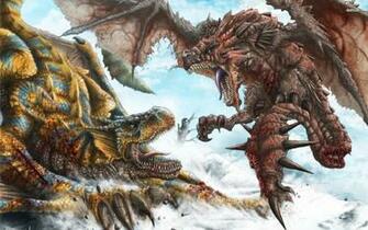 Rathalos Vs Tigrex Monster Hunter Wallpaper