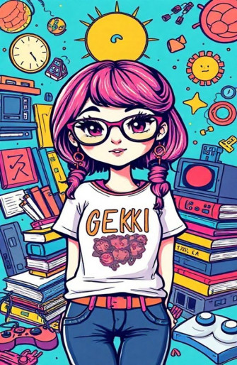 Geek Girl Wallpaper
