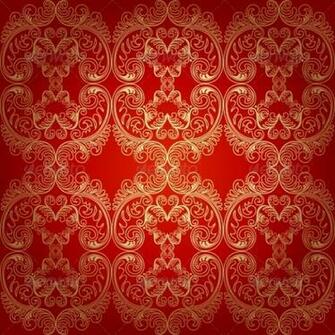 Red And Gold Damask Wallpaper Tinkytyler Org Stock Photos