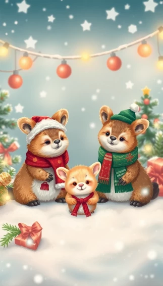 Cute Christmas Wallpaper