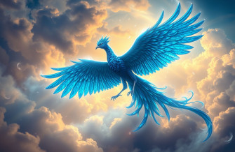 Blue Phoenix Wallpaper