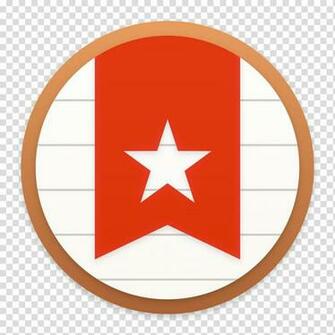 Clay Os A Macos Icon Wunderlist White And Red Star Transparent