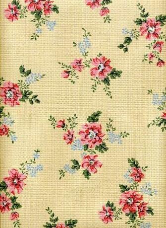 Vintage Cottage Wallpaper Shabby Chic
