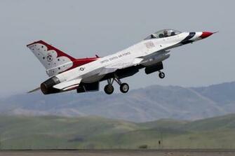 Thunderbirds F Fighting Falcon Fighter Army Jet Aircrafts