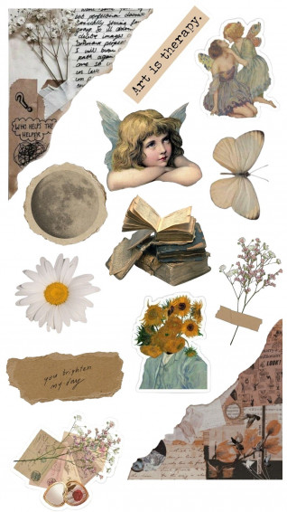 Aesthetic Stickers Wallpaper