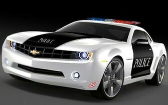 Auto Cars Wallpaper Camaro Police