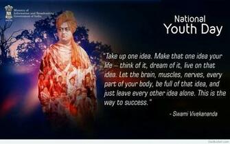 Happy National Youth Day HD Image Wallpaper