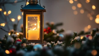 Christmas Lantern Wallpaper