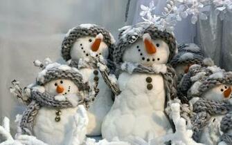 Winter Snowman Wallpaper Which Is Under The