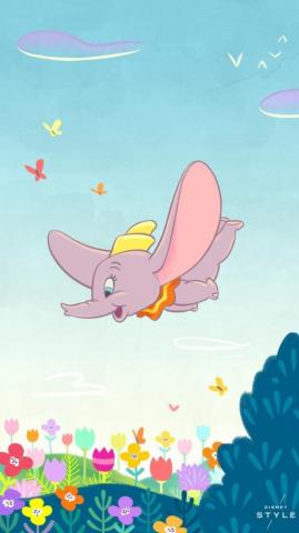 Dumbo Wallpaper Top Background