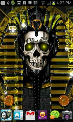 Undead Pharaoh Skull Wallpaper Android Apps On Google Play