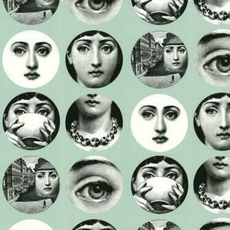 Fornasetti Tema E Variazioni Wallpaper Modern Los