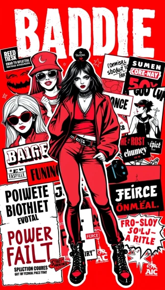 Baddie Wallpaper Red