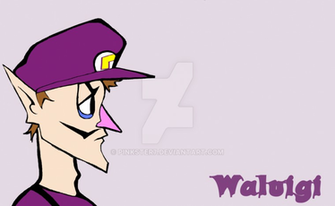 Waluigi Wallpaper Thing By Pinkster7