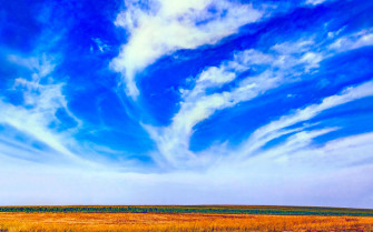 Cloud Sunny Sky Horizon Nature Scenic 4k Ultra HD Wallpaper