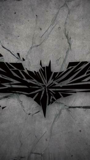 Broken Batman Logo iPhone Plus And Wallpaper