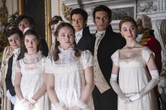 Bridgerton Season See The Cast S Behind Scenes Photos