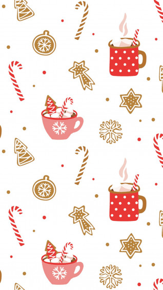 Cute Christmas Background Wallpaper