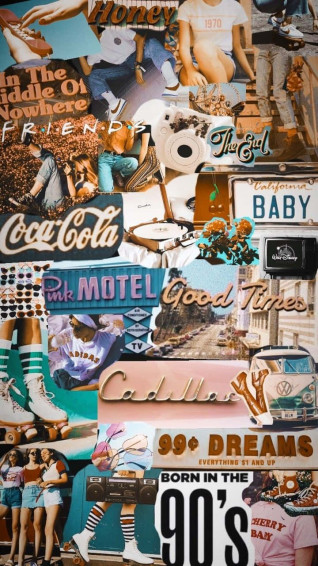 Vintage Girl Aesthetic Wallpaper