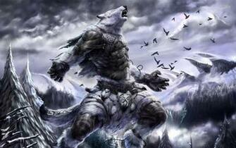 Werewolf Wallpaper Top Background