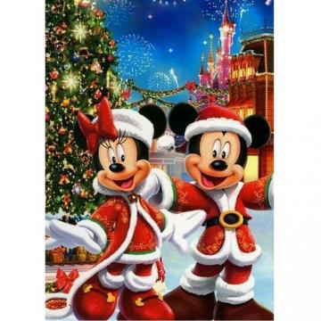 Diamond Painting Full Round Mickey In Minnie Mouse