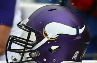 Chicago Il Usa A Detailed Of The Minnesota Vikings