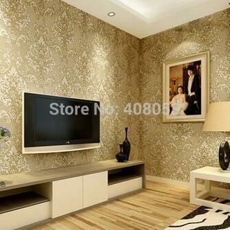 Shipping 3d Damascus Wallpaper High Quality Non Woven