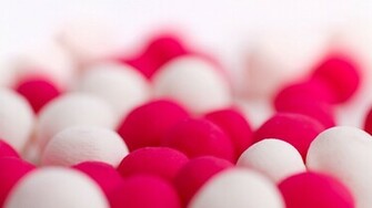 White And Pink Balls X Close