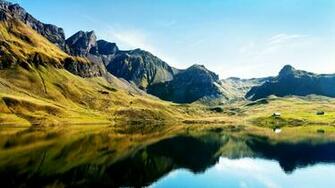 Swiss Alps Lake Wallpaper HD