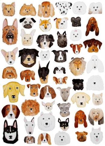 Dogs Art Print By Maureen Society6 Dog