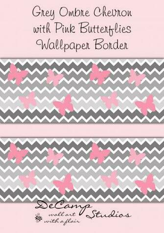 Pink And Gray Chevron Border Pc Android iPhone iPad Wallpaper