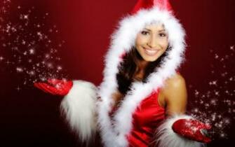 Christmas Babes Wallpaper Grasscloth