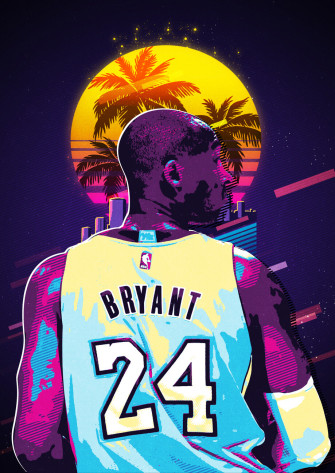 Wall Art Print Kobe Bryant Basketball Gifts Merchandise
