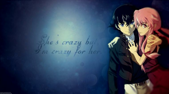 Mirai Nikki Yuno Yuki Etrnlpanda Collabu By Cr4zyppl Fan Art Wallpaper