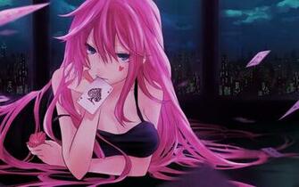 Anime Girls Pink Wallpaper