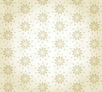 Gold Floral Wallpaper Vector