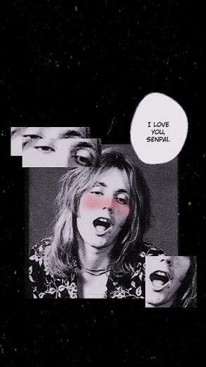 Rogertaylor Queen Queenband Senpai Anime Lockscreen