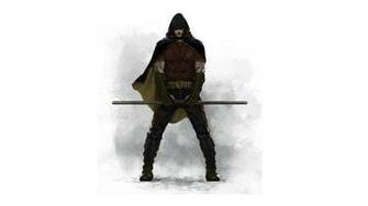 Batman Robin Hoodie White Dc Comics Weapons Men Males Boy Art Figure