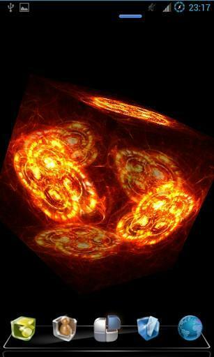 Put This Live Wallpaper 3d Of Fire Symbol On Your Android Phone And
