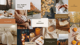 Customizable Autumn Desktop Wallpaper Templates