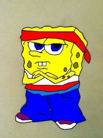 Spongebob Gangster Pants By Atigerschild