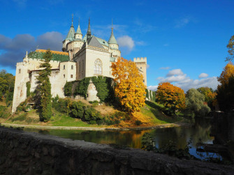 Bojnice Castle Roofs Wallpaper