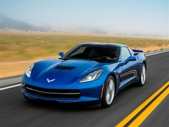 New Blue Chevy Corvette Stingray Wallpaper