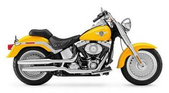 Harley Davidson Flstf Fat Boy Motorcycle Picture Wallpaper