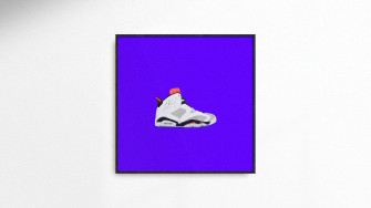 Air Jordan Purple Metallic Wallpaper