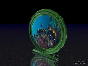 3d Aquarium Clock Screensaver